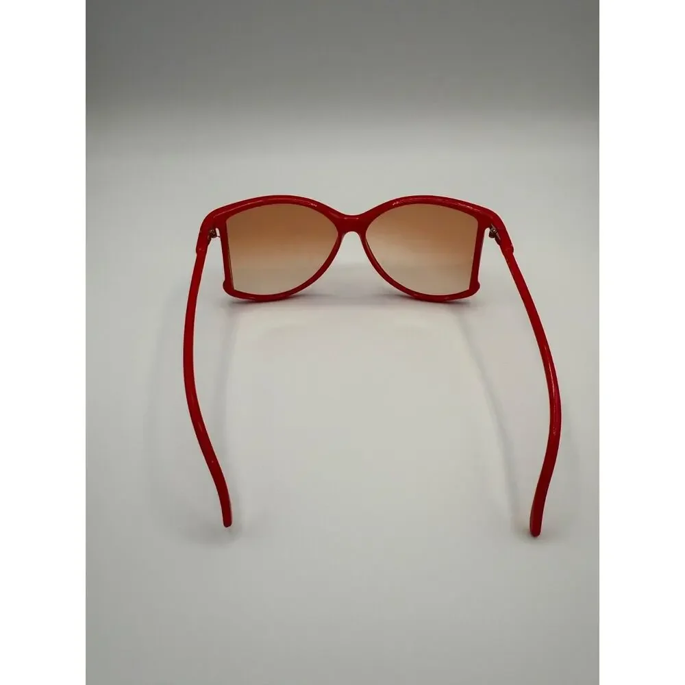 Vintage Pierre Cardin Red Oversized Sunglasses France PC 39 1970s